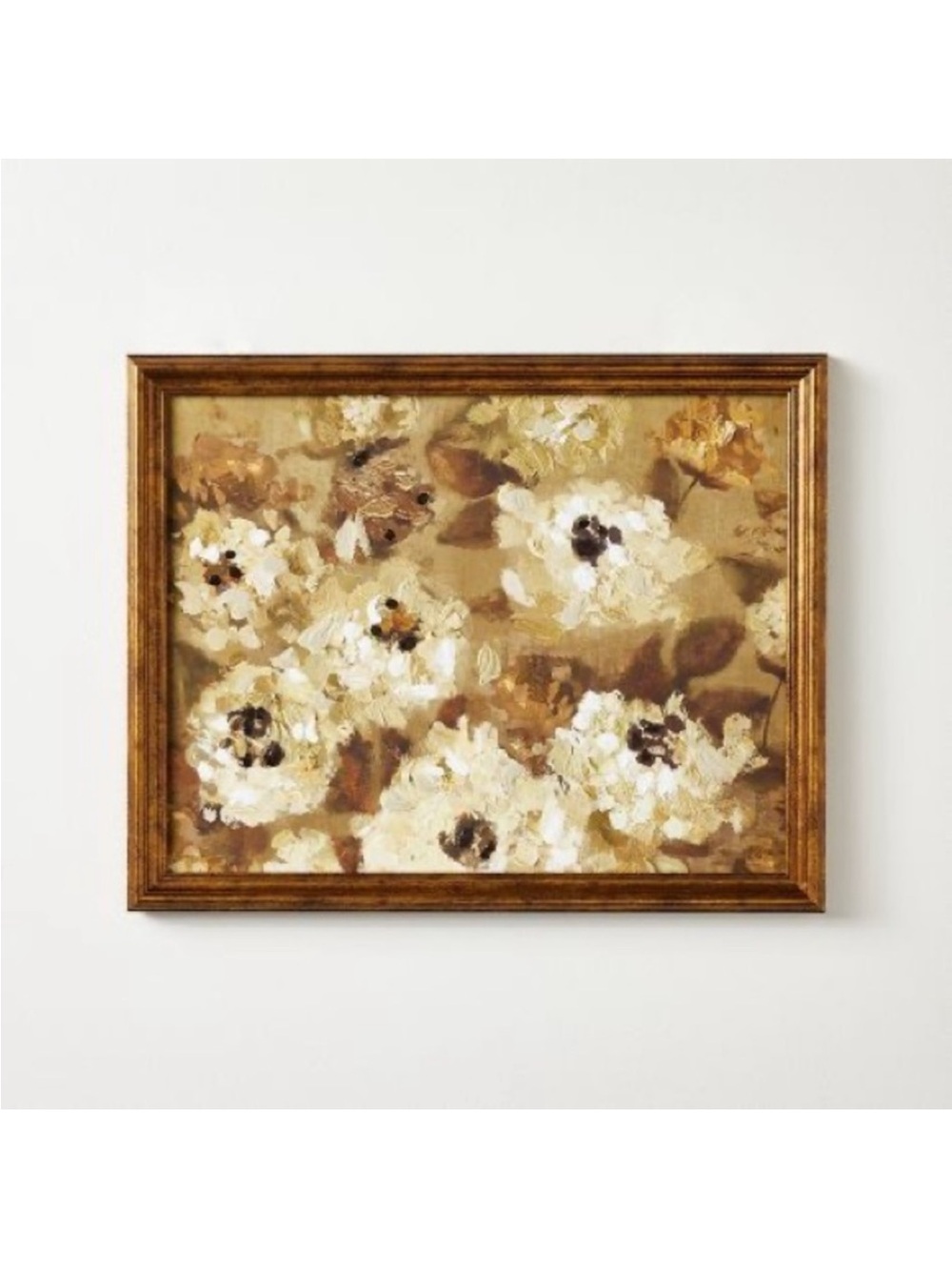 NEW Oil Painted All Over Floral Framed Wall Art designed with Studio McGee